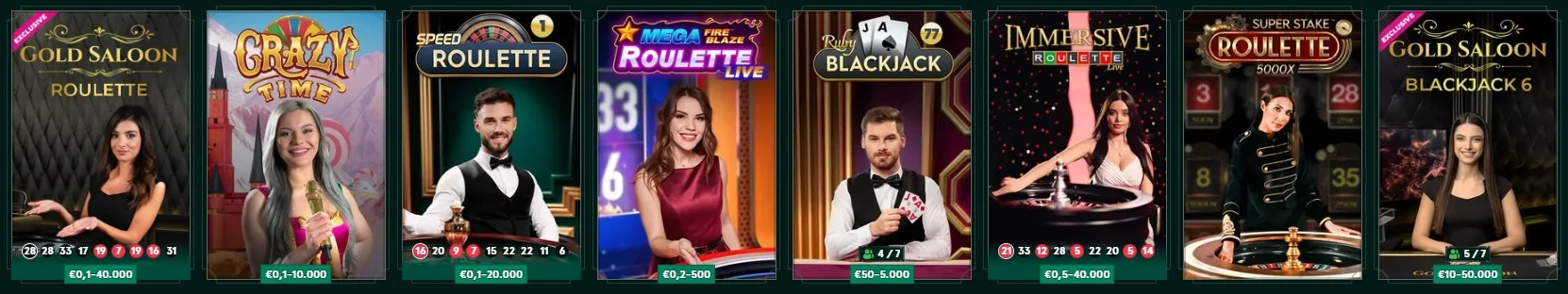 Casinia Casino live
